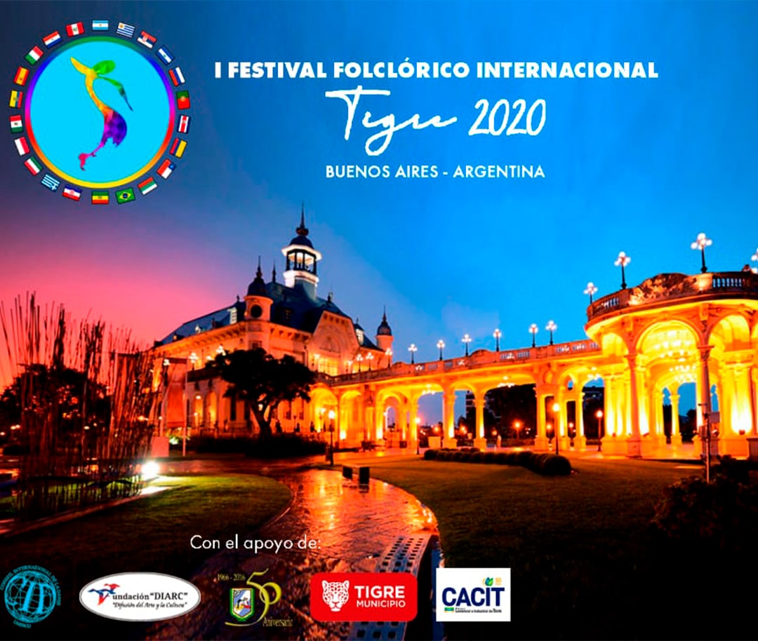Llega a Tigre el 1° Festival Folclórico Internacional en formato virtual